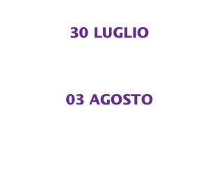 _______________________ 30 LUGLIO TRATTORIA DA SANTINO Galatone 03 AGOSTO SHISHA CAFÈ Villaggio Santa Rita 